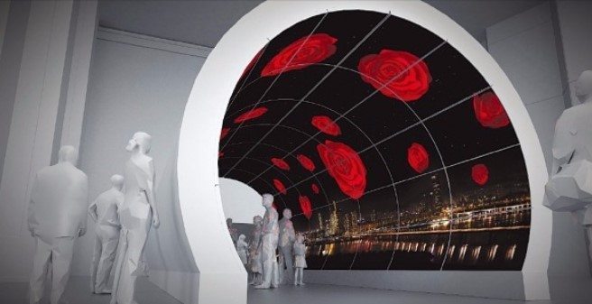 LG's OLED Tunnel to be Installed in N Seoul Tower, LG Electronics